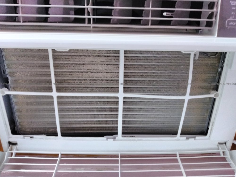 How to clean the air filter of a LG Inverter Window Air Conditioner FreeSupport.In