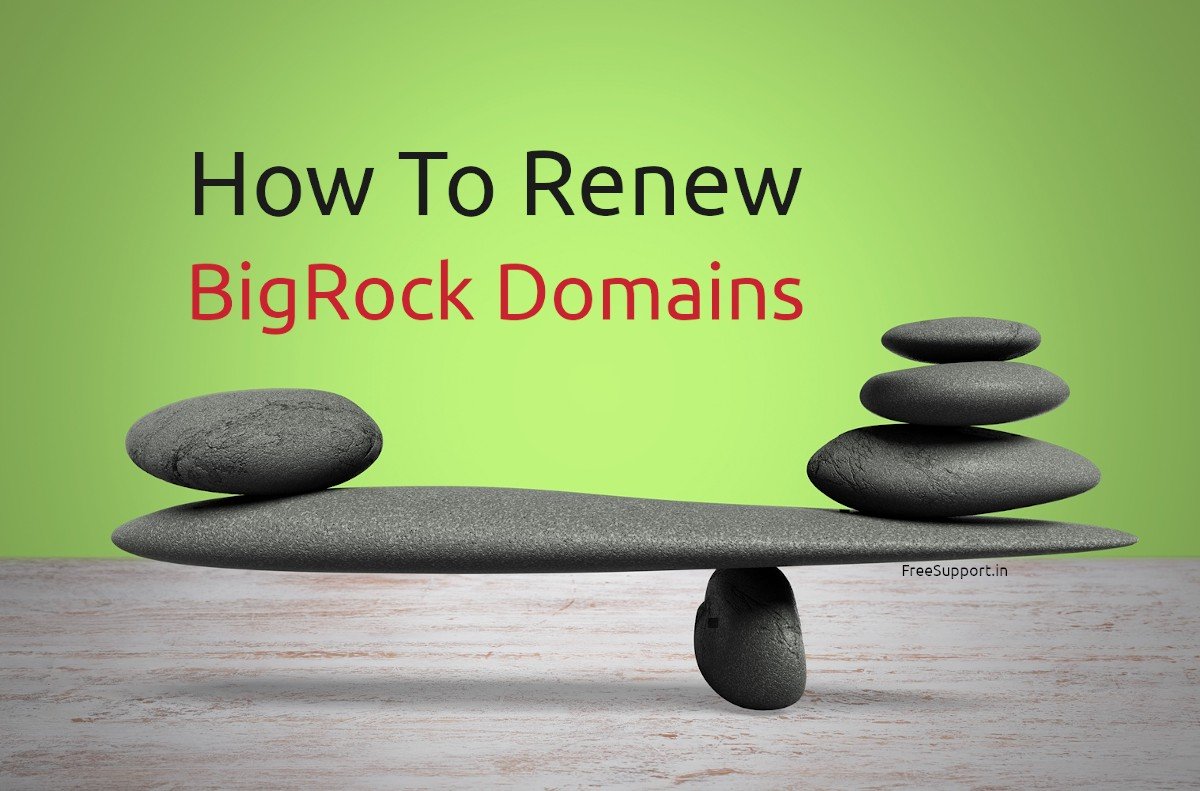 how to renew your domain at bigrock